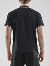 Craft Sport-Polo Pro Control (100% Polyester) black/white Men